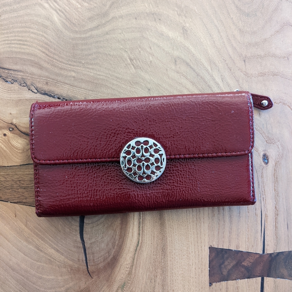 Coach Red Wallet
